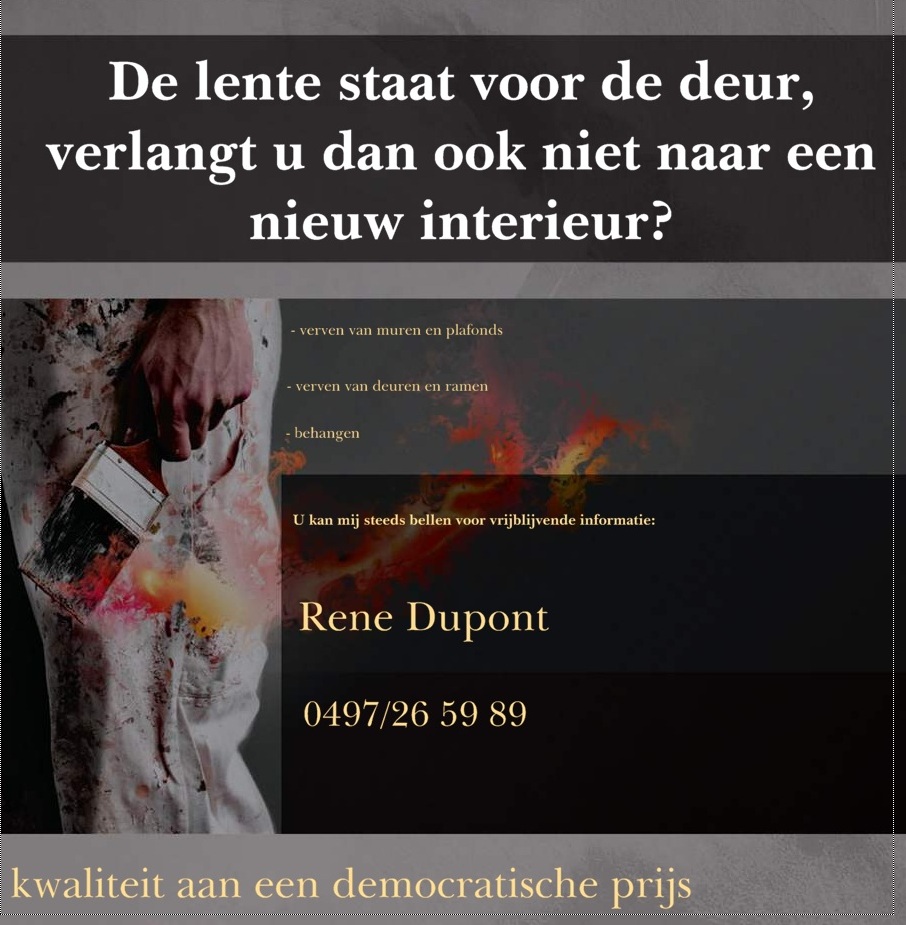 schilders Lummen dupont rene